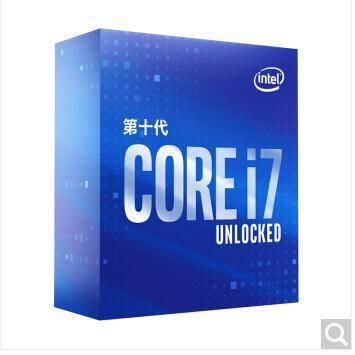 当季新品英特尔（Intel）i7-10700K 酷睿八核盒装CPU处理器_CPU_组装